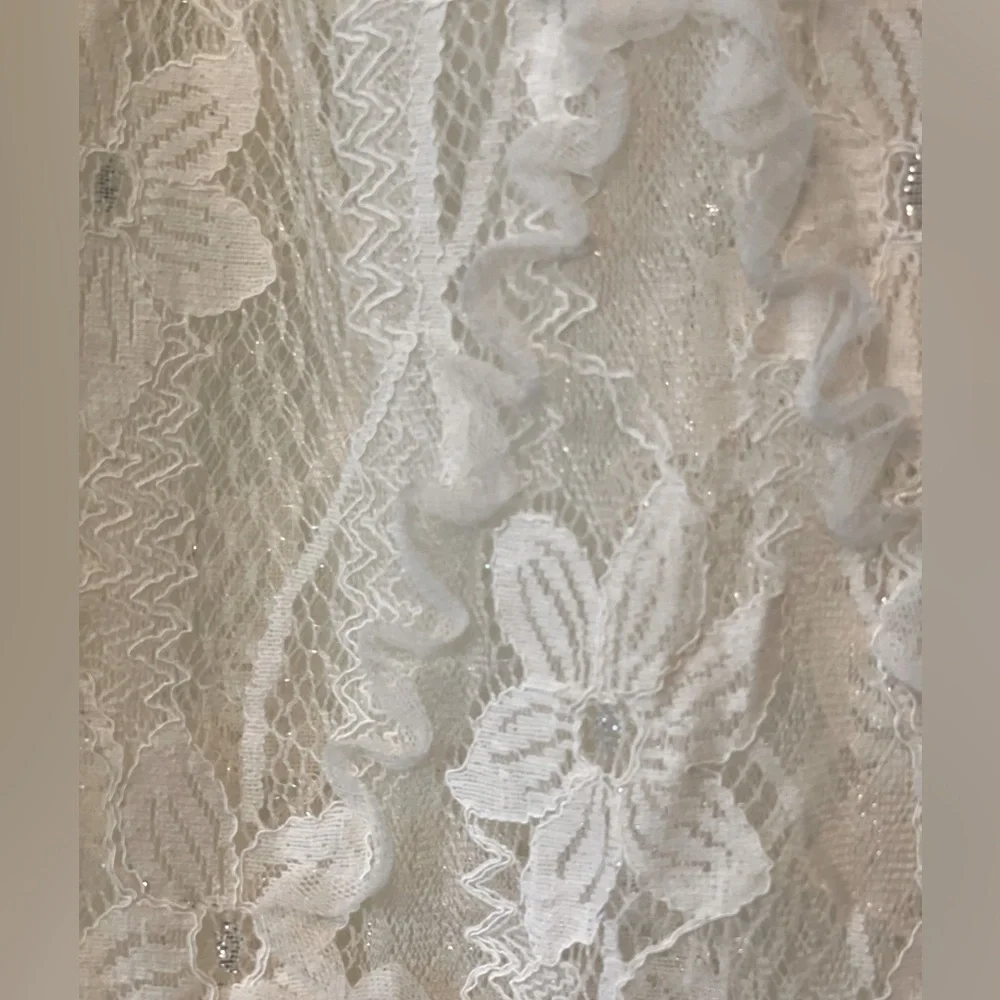 White Lace‎ Sarong Swimsuit Coverup